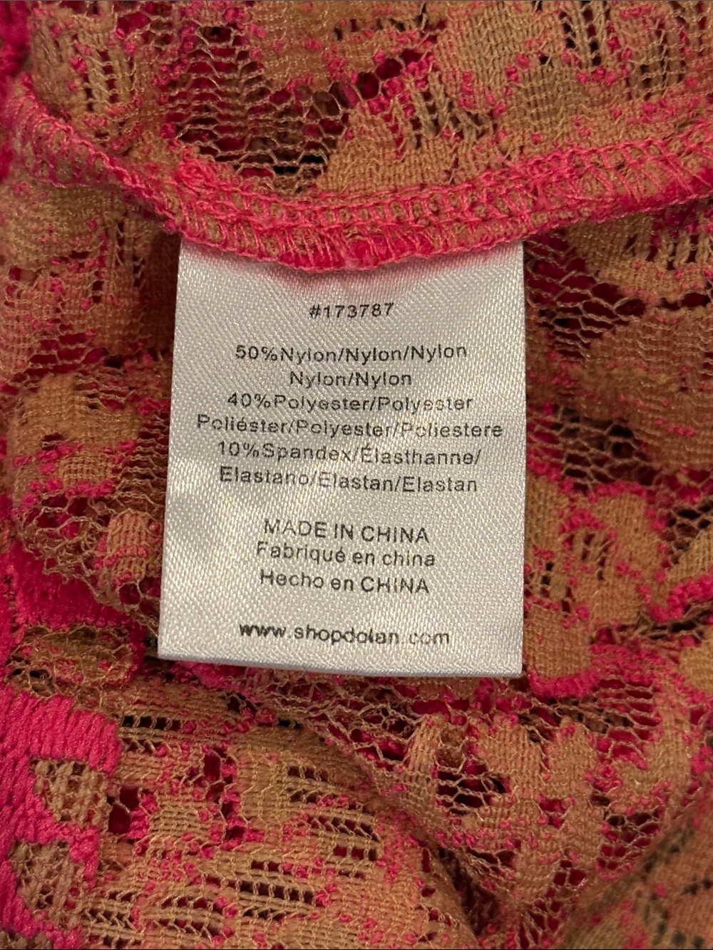 NWT Anthropologie Dolan Lace Top Pink Rose in Size S NEW WITH TAGS - Picture 9 of 12
